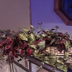 Festive Red and Green Holiday Garland